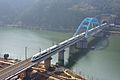 201701 G164 on Jinhua–Wenzhou HSR over Daxi River