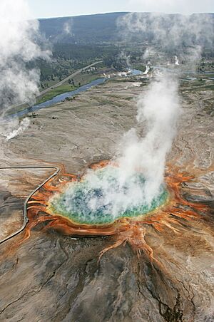 Aerial view of Grand Prismatic (23428929375)