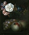 Agatha van der Mijn - Study of fruit and flowers