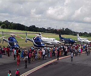 Air show at Jamshedpur Airport