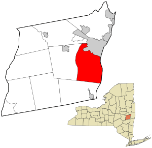 Location in Albany County in the state of New York.