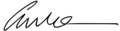 Annastacia Palaszczuk signature 2020