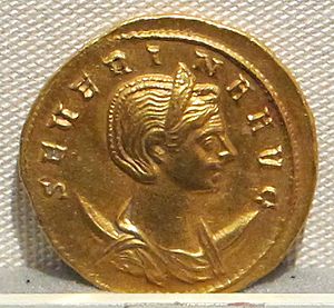 Aureliano, emissione aurea per severina, 270-275
