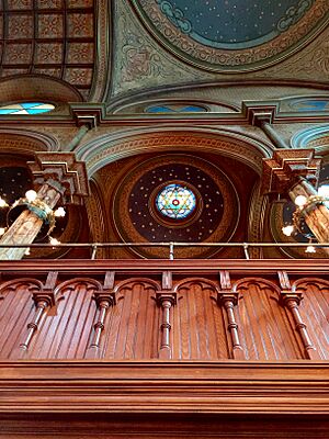 Balcony and Ceiling Detail Eldridge Street Synagogue