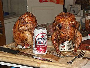 Beer can chicken 2