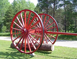 Big Wheels with log