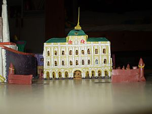 Building made from plasticine