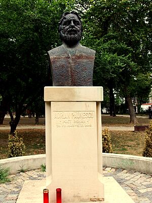 Bust of Adrian Păunescu, 20140817 București 013