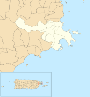 Ceiba, Puerto Rico locator map