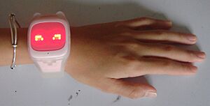 Child's phone watch (smartwatch) in China (girl)