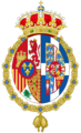 Coat of arms of Sofia, Queen of Spain (Golden Fleece)