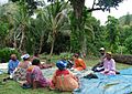 Collective work on the Zuanga-Yuanga dictionary in Paimboa, New Caledonia, 2010