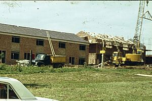 Construction of Council Houses on Ashby Road, August 1967