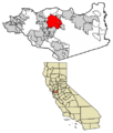 Contra Costa County California Incorporated and Unincorporated areas Concord Highlighted 0616000