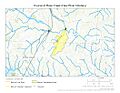 Course of Rose Creek (Haw River tributary)