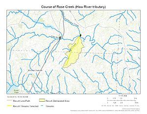 Rose Creek (Haw River tributary) Facts for Kids