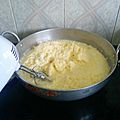 Cream to get clarified butter home made.Ghee