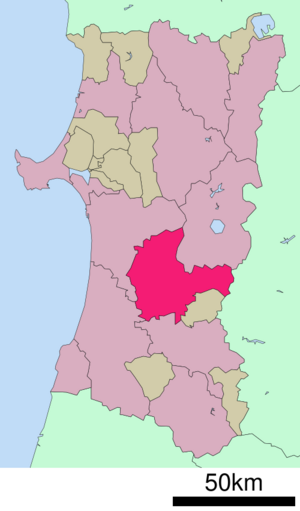 Location of Daisen