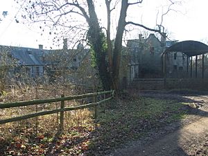 Disused stable block of Calwich Abbey - geograph.org.uk - 1180423