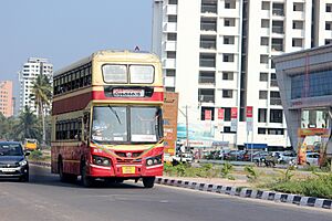 Double Decker bus in Trivandrum