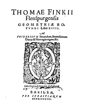 Finck - Geometriae rotundi libri XIIII, 1583 - 130535
