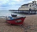 Fishing boats on Bognor Regis beach - geograph.org.uk - 854014