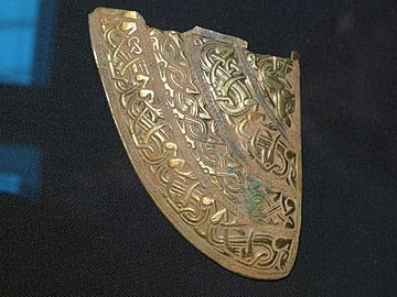 Fragments from a helmet (Staffordshire Hoard)
