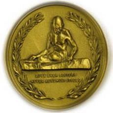 Gandhi Peace Award Medallion - front side