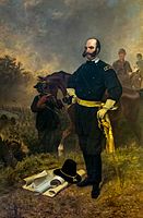 General Ambrose Burnside at Antietam by Leutze