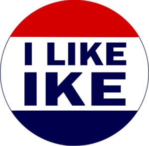 I Like Ike button, 1952