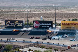 IndyCar Las Vegas 2011 big crash
