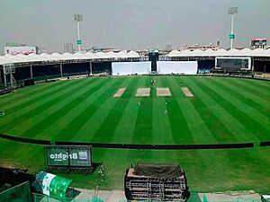 Inside the National Stadium, Karachi 01