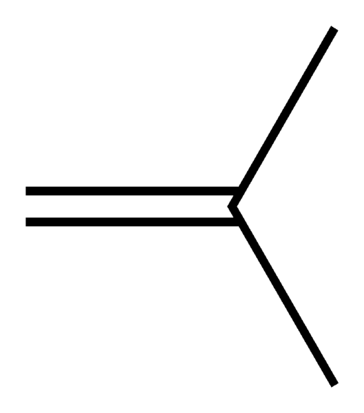 Isobutylene-2D-skeletal