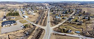 Wis-71 running through town