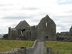 Ruins of the 12th century Cistercian Knockmoy Abbey