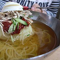 Korean cold noodle soup-Milmyeon-01