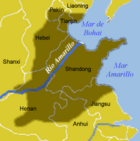 Llanura del Norte de China(mapa)