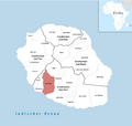 Locator map of Saint-Louis - Réunion 2018