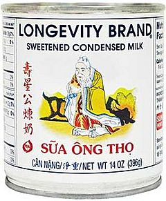 Longevity Brand condensed milk - Sữa Ông Thọ