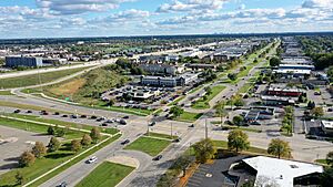 Aerial view of Madison Heights