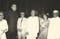 Mani Ram Bagri with Jakhar, Hidayatullah, Indira Gandhi and Sanjiva Reddy