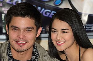 Marian Rivera and Dingdong Dantes LA Press Conference, December 2008 (01)