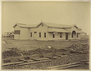 Maryborough Railway Station, ca. 1882 (8847764982)