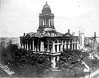 McLean County COurthouse fire 1900