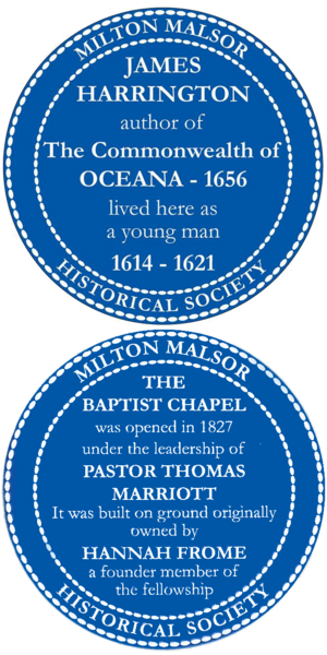 Milton Malsor twin plaques