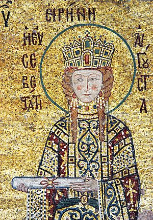 Mosaic of Irene of Hungary