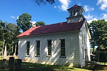 Mount Olive Village, NJ - Baptist Meeting House, looking northeast