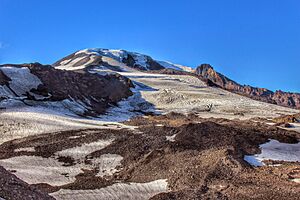 Mt. Adams Glaciers above Bird Creek Meadows