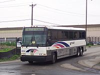 NJ Transit MCI D4000 hybrid 4004