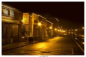 Nighttime at Downtown Acworth
